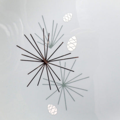 Vintage Franciscan Fine China MCM Silver Pine Salad Plate (1955-58)