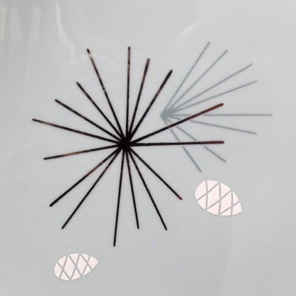 Vintage Franciscan Fine China MCM Silver Pine Bread & Butter / Dessert Plate (1955-58)