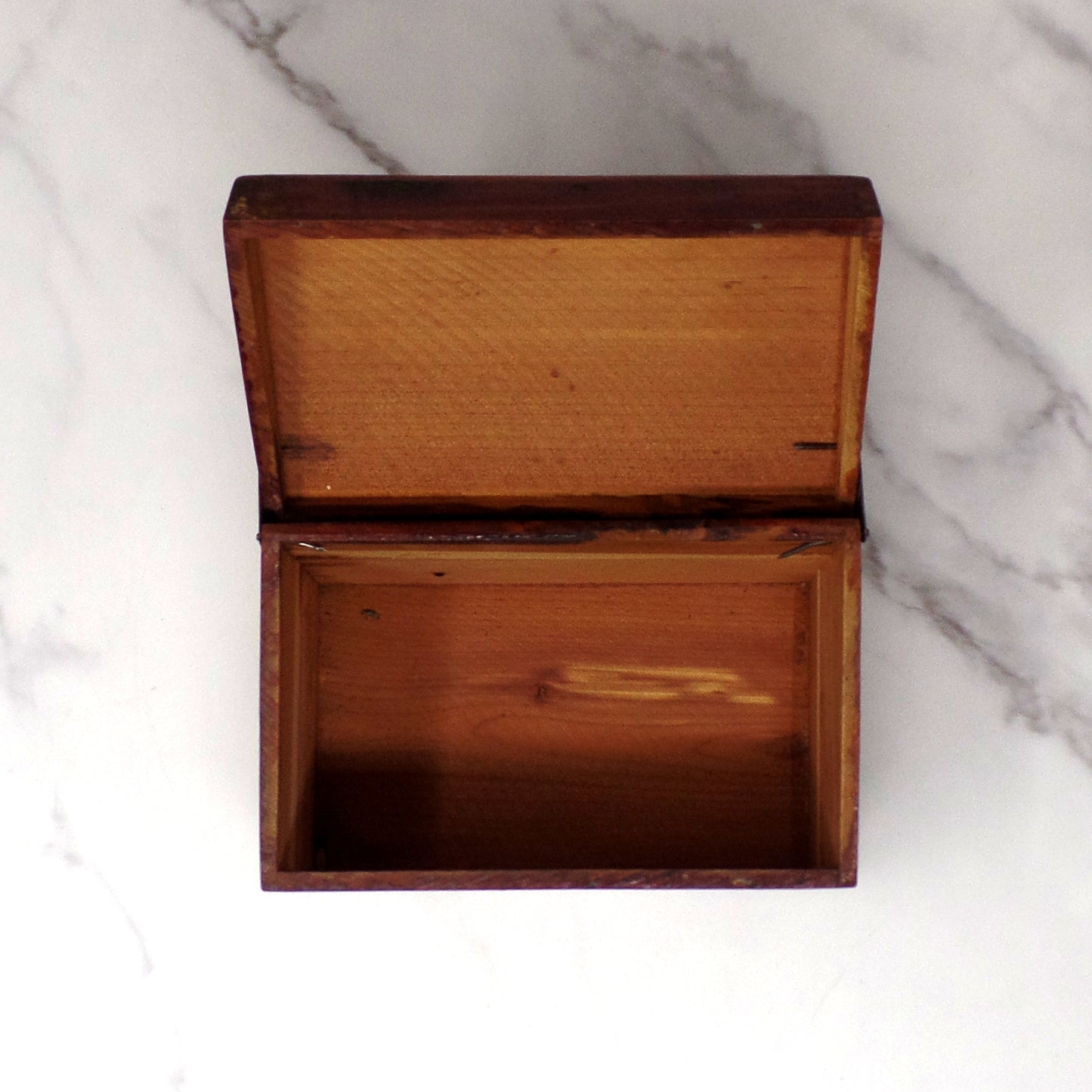 Vintage Wood Recipe Box