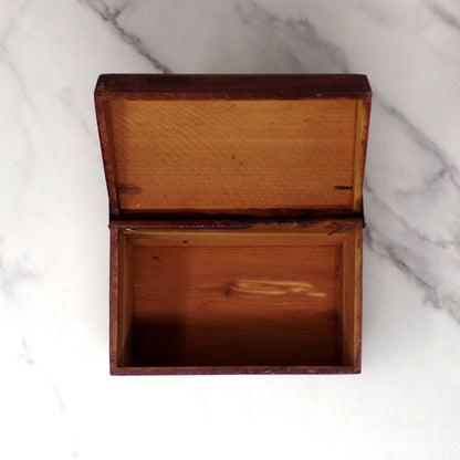 Vintage Wood Recipe Box