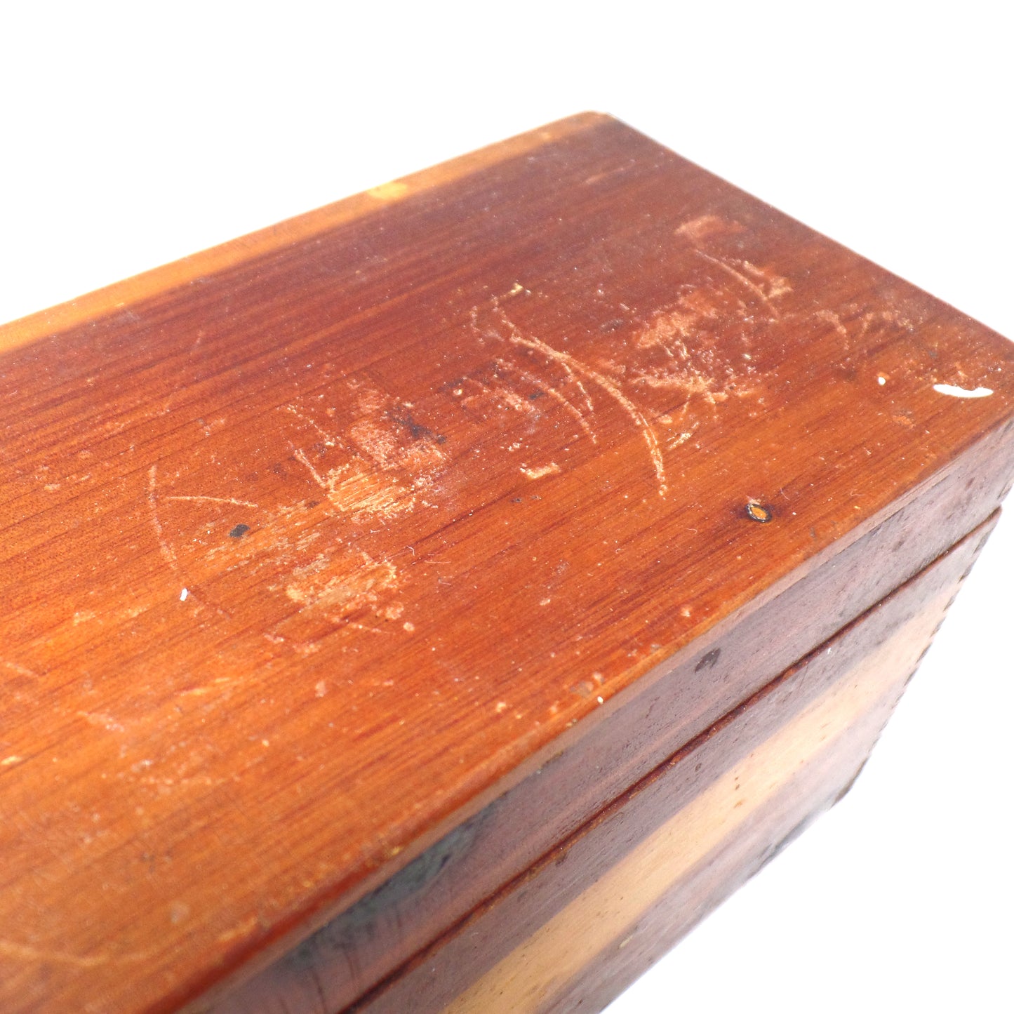 Vintage Wood Recipe Box
