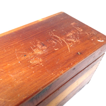 Vintage Wood Recipe Box