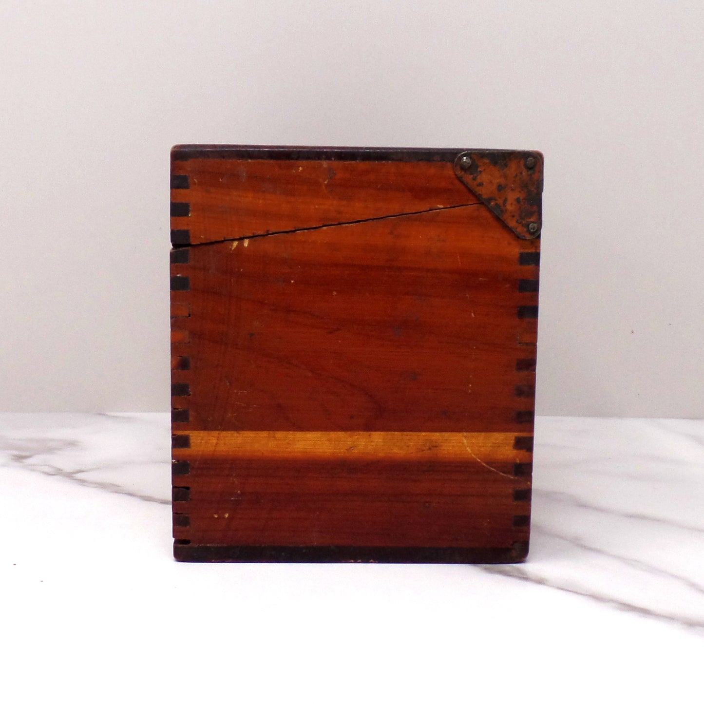 Vintage Wood Recipe Box