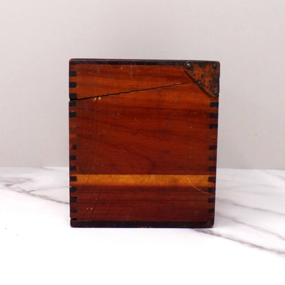 Vintage Wood Recipe Box