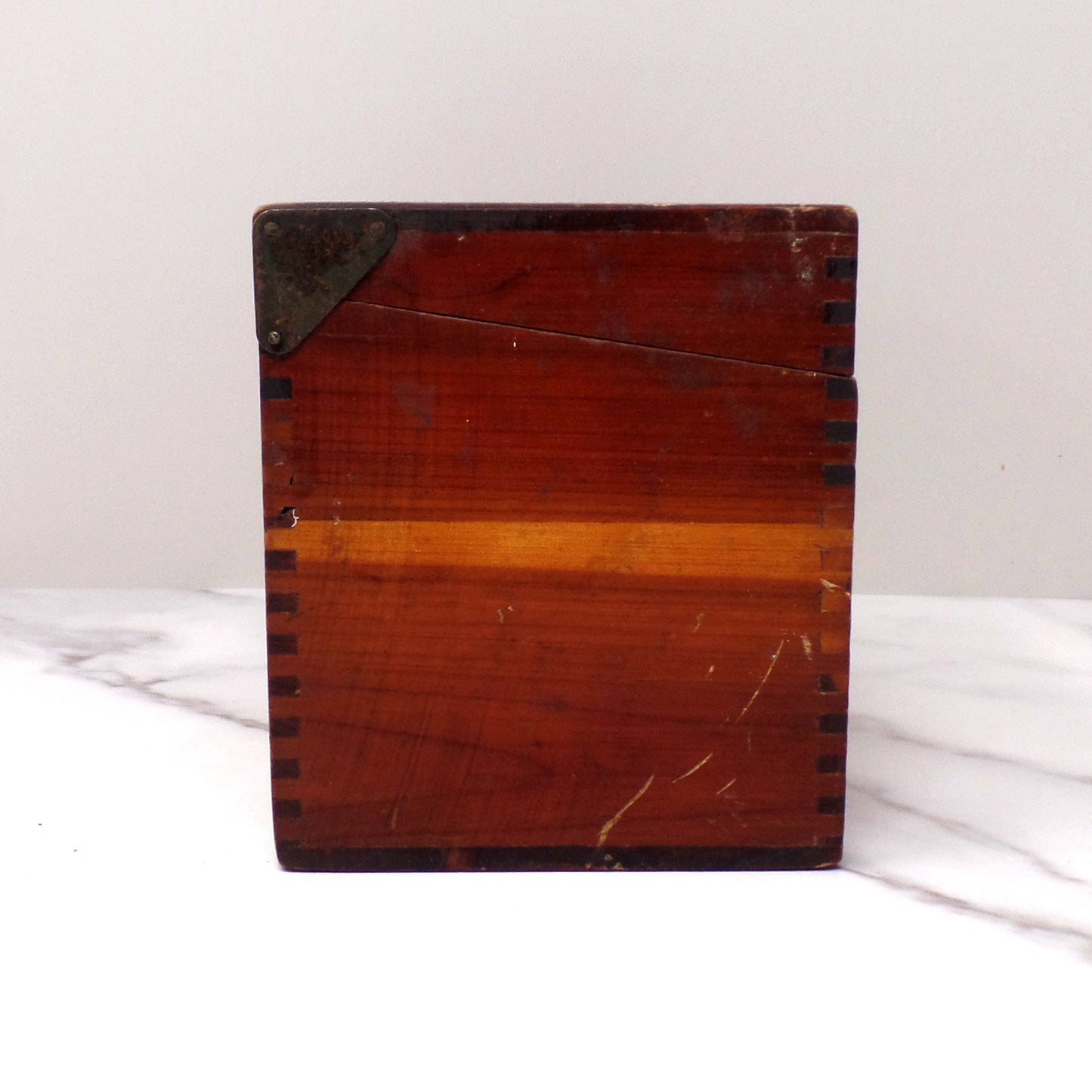 Vintage Wood Recipe Box
