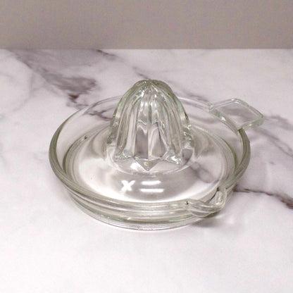 Vintage Lemon / Lime Juicer, Clear Glass (1950s)