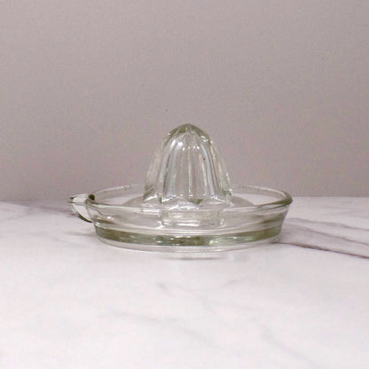 Vintage Lemon / Lime Juicer, Clear Glass (1950s)