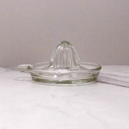 Vintage Lemon / Lime Juicer, Clear Glass (1950s)