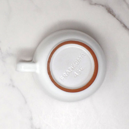 Vintage Frankoma Plainsman Ceramic Soup Mug (4SC): White Sand (1970s)