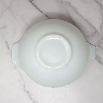 Vintage Pyrex Full Set of Four Cinderella Nesting Mixing Bowls, Snowflake Blue (441, 442, 443, 444) (1950s-1960s)