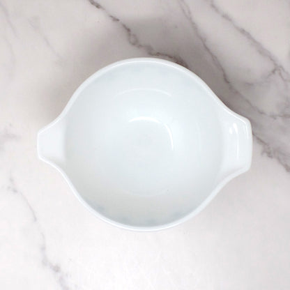 Vintage Pyrex Full Set of Four Cinderella Nesting Mixing Bowls, Snowflake Blue (441, 442, 443, 444) (1950s-1960s)