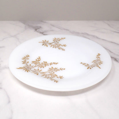 Vintage Federal Glass Golden Glory Salad Plate, 7 3/4" (1960s)