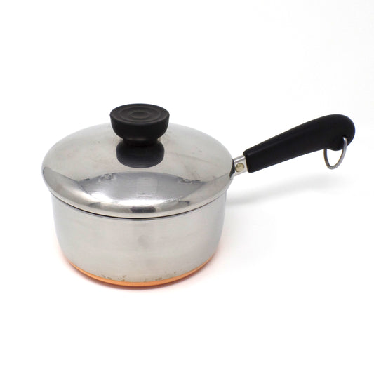 Vintage Revere Ware 1 Qt. Saucepan - Made in the USA, Copper Bottom