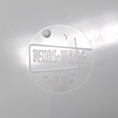 Vintage Texas Ware Melmac / Melamine 10” Dinner Plates, G-3 Atomic Compass - set of 2 (1950-60s)