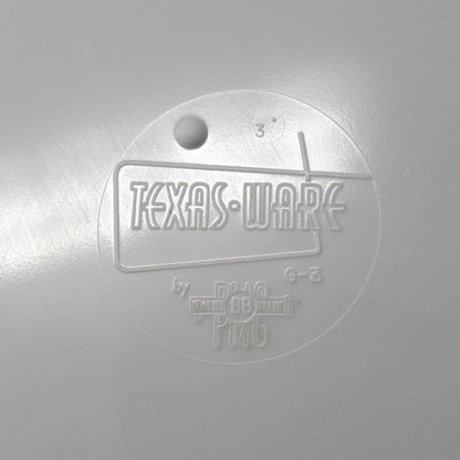 Vintage Texas Ware Melmac / Melamine 10” Dinner Plates, G-3 Atomic Leaf - set of 4 (1950-60s)