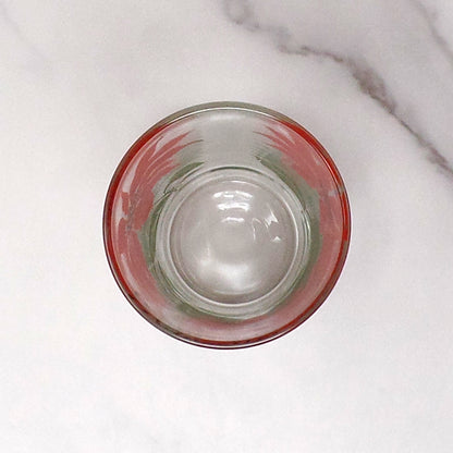 Vintage Christmas Poinsettia Highball Glass (1960s)