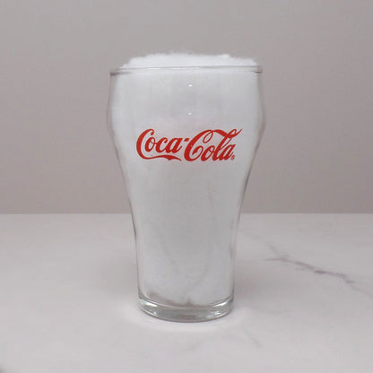 Vintage Coca-Cola / Coke 12 oz Glasses with Red Logo - set of 2 (1980s)