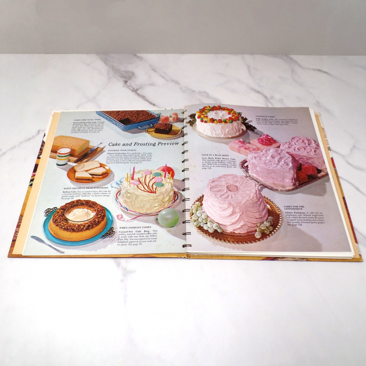 Vintage Betty Crocker's Cake and Frosting Mix Cookbook, 1st Ed - 1st Printing (1966)