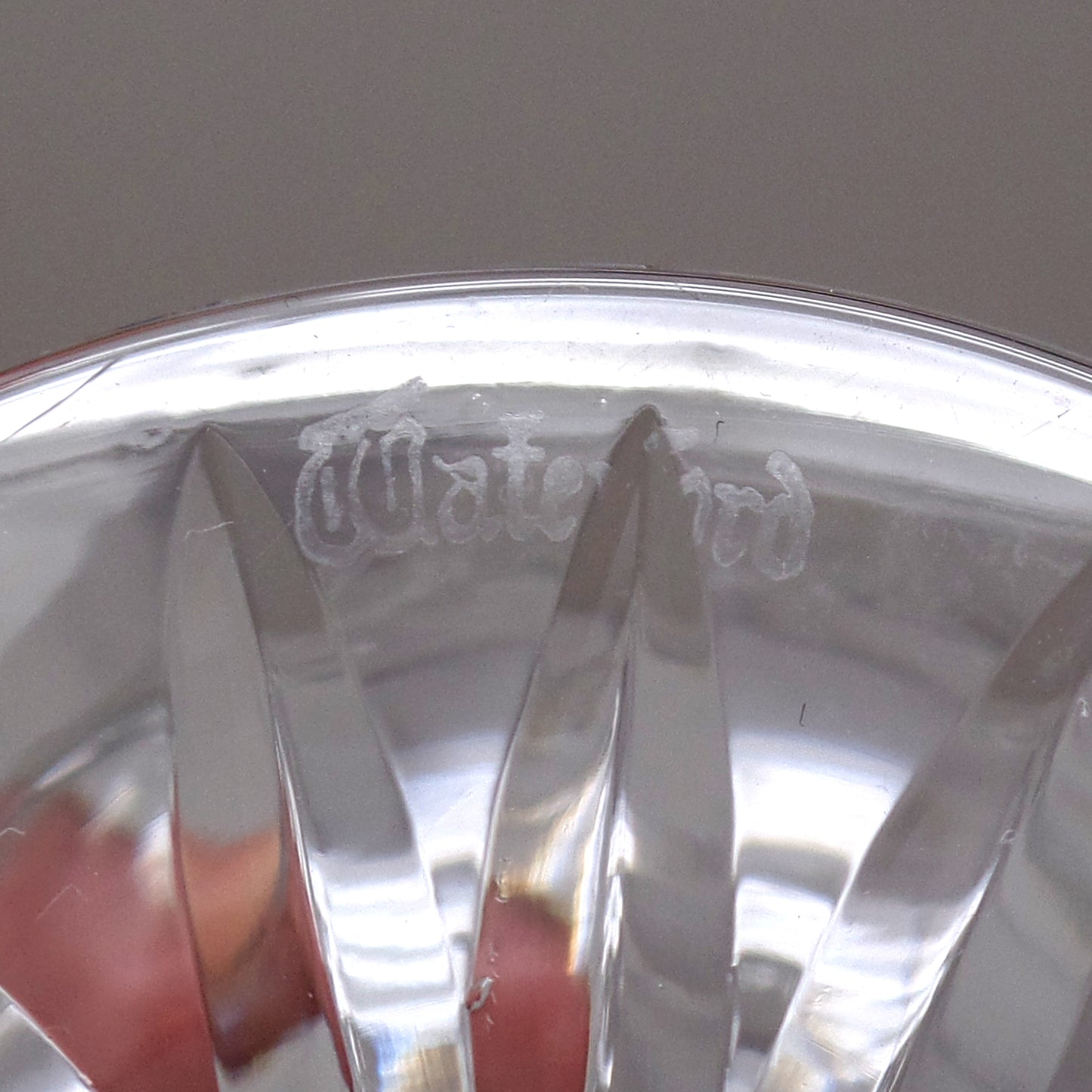 Vintage Waterford Crystal Lismore Champagne Coupe / Tall Sherbet Glass