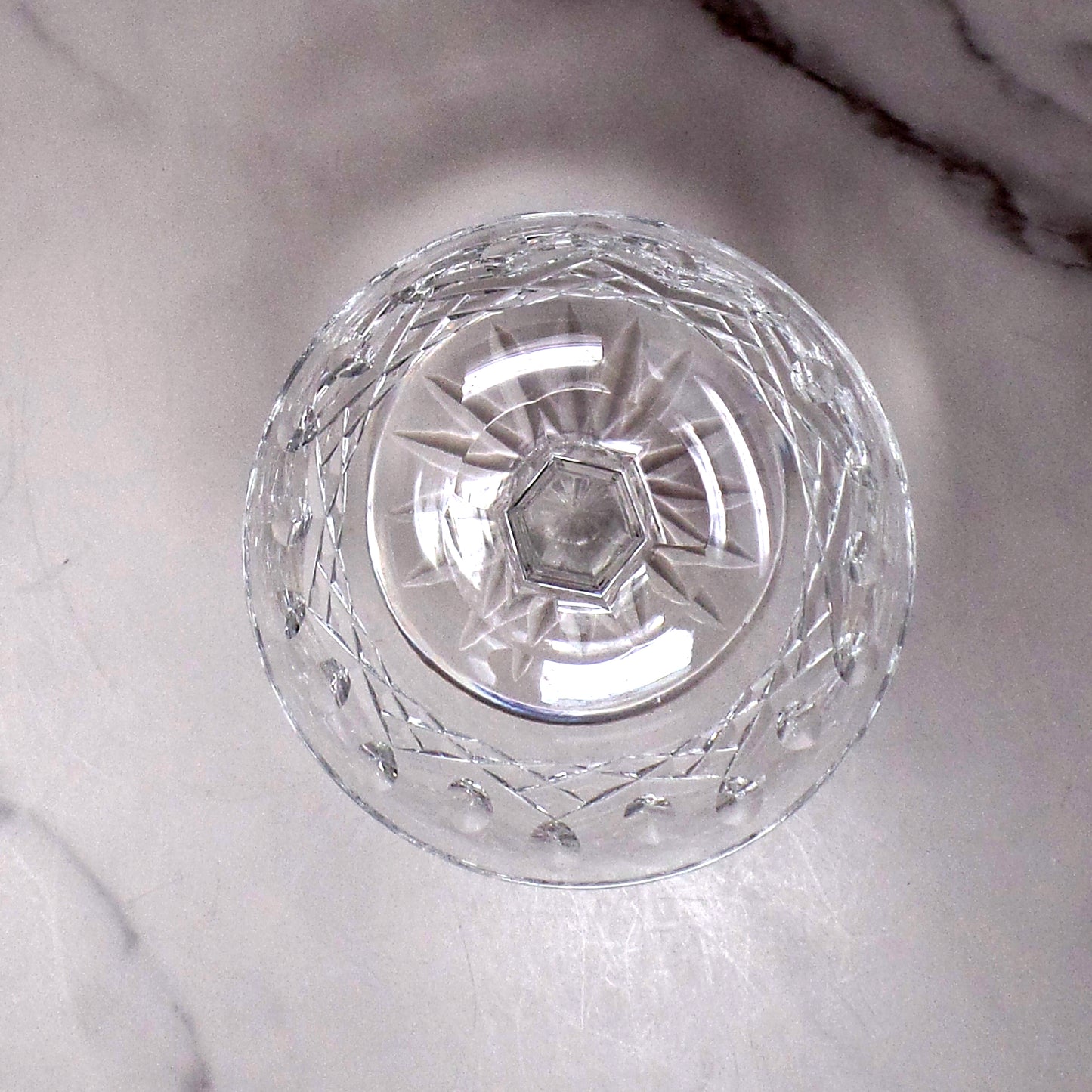 Vintage Waterford Crystal Lismore Champagne Coupe / Tall Sherbet Glass