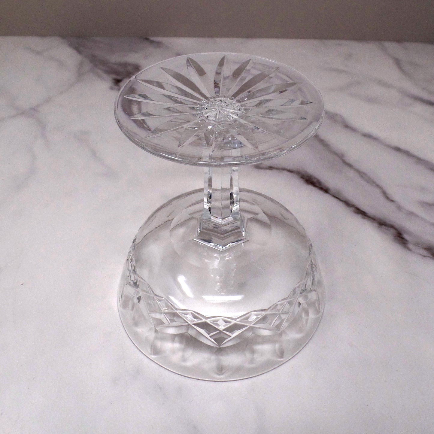 Vintage Waterford Crystal Lismore Champagne Coupe / Tall Sherbet Glass