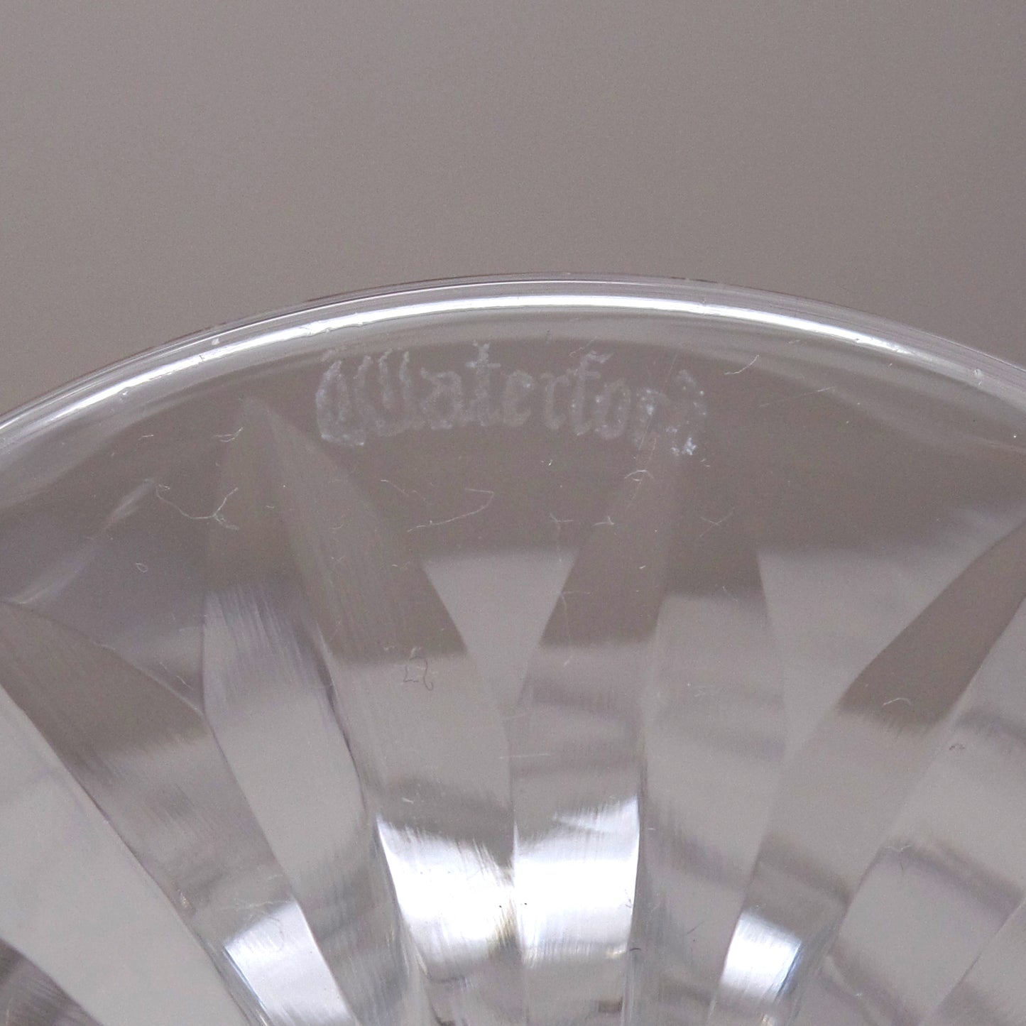 Vintage Waterford Crystal Lismore Water Goblet