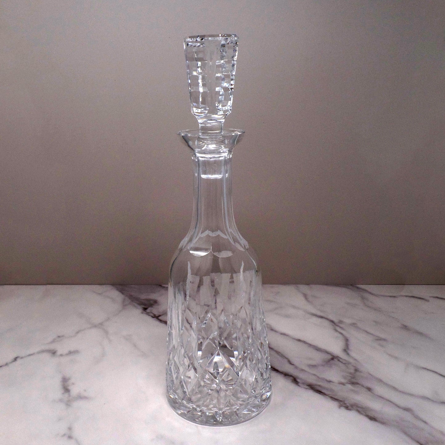 Vintage Waterford Crystal Lismore Decanter with Stopper