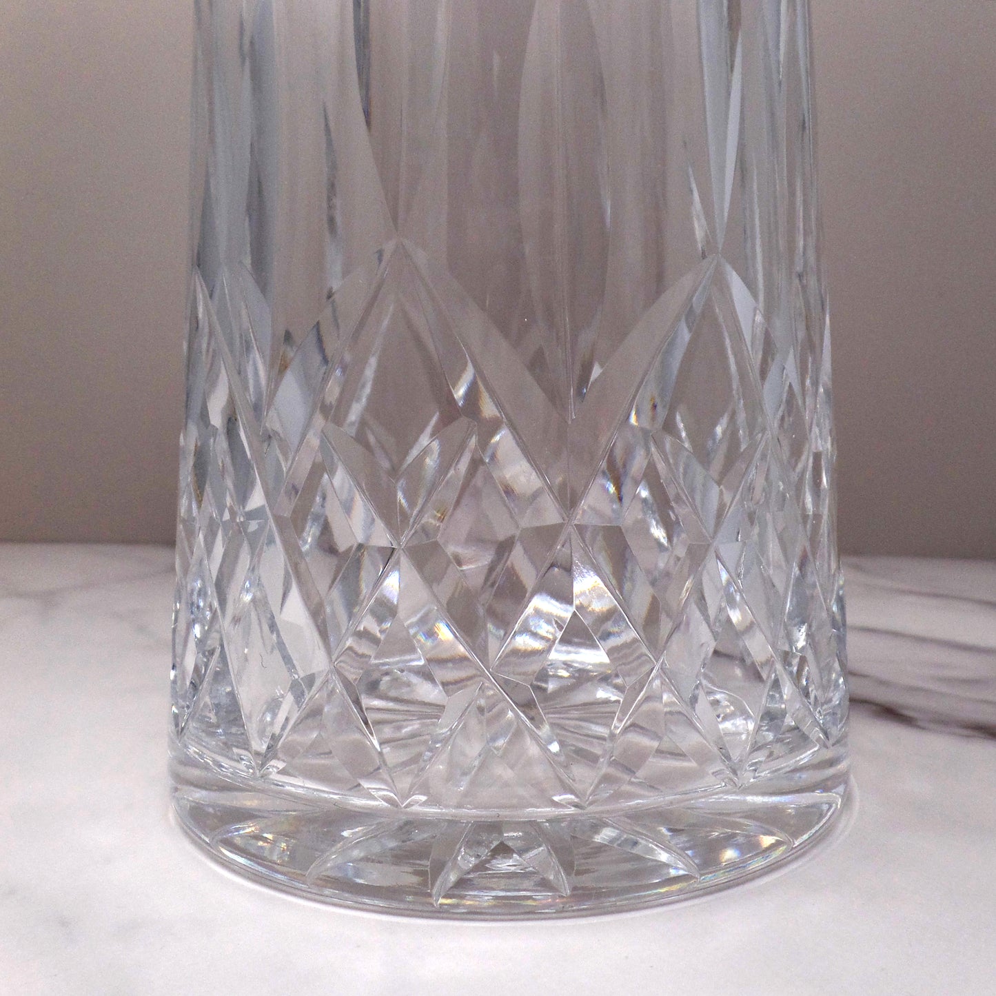 Vintage Waterford Crystal Lismore Decanter with Stopper