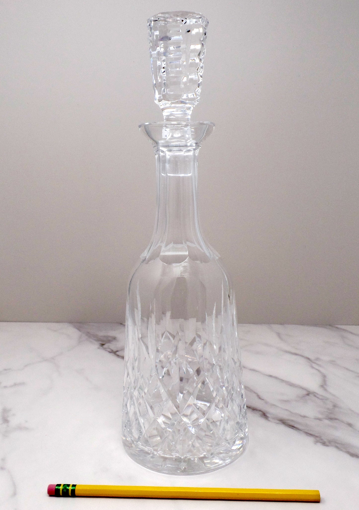 Vintage Waterford Crystal Lismore Decanter with Stopper