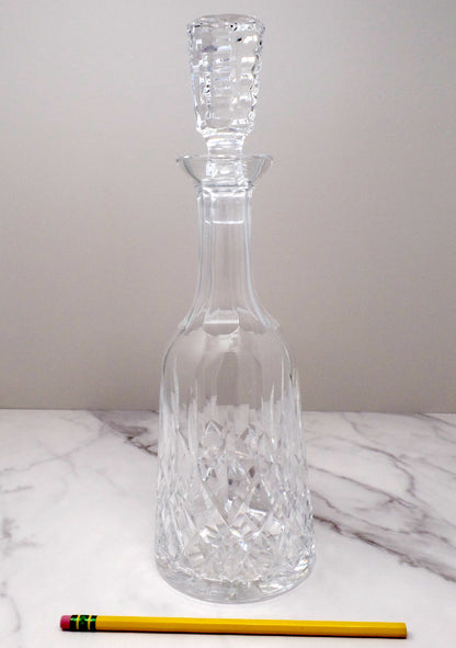 Vintage Waterford Crystal Lismore Decanter with Stopper