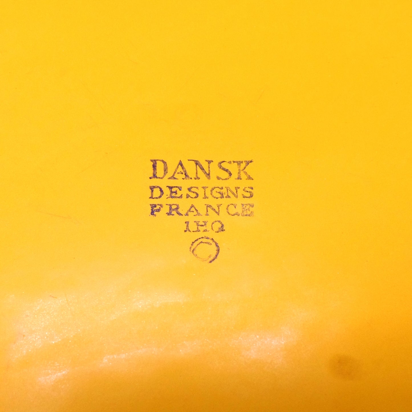 Vintage Dansk Designs IHQ Kobenstyle Jens Quistgaard Yellow Enameled Steel Baking Pan, 10 1/2x8 (1960s)