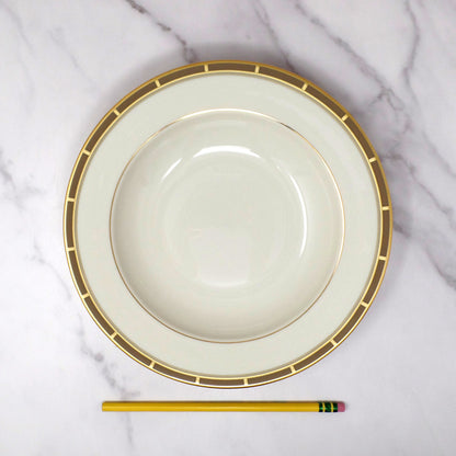 Vintage Lenox Bone China Desert Vista 9" Rimmed Soup / Pasta Bowl (2005-2008)