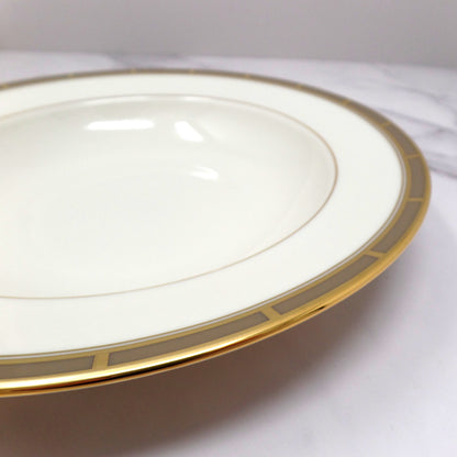 Vintage Lenox Bone China Desert Vista 9" Rimmed Soup / Pasta Bowl (2005-2008)