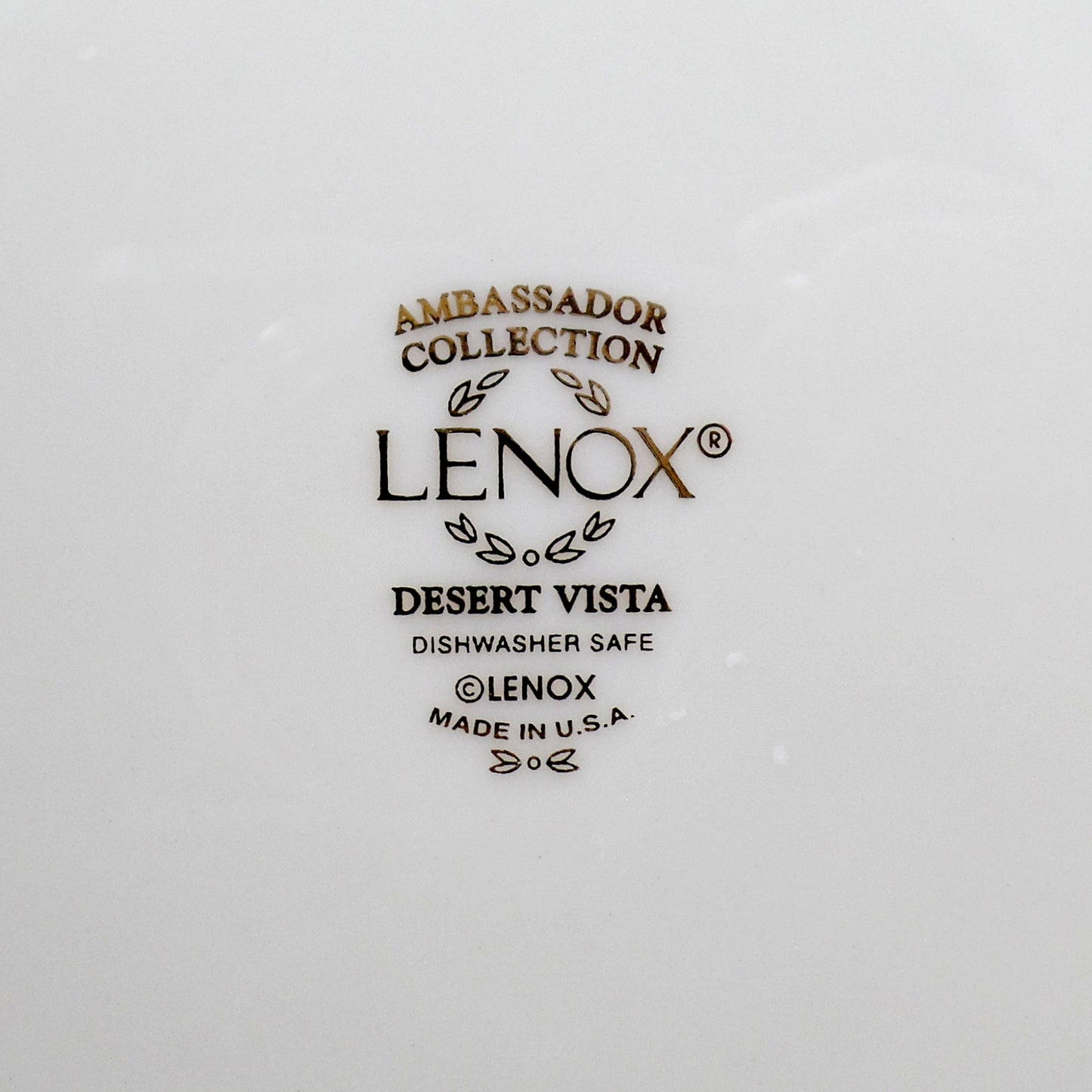 Vintage Lenox Bone China Desert Vista Salad Plate (2005-2008)