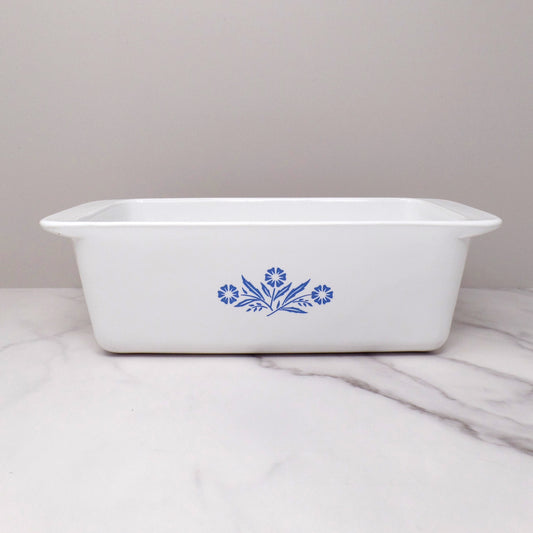 Vintage Corningware Loaf Pan (P-315-B) - 2 Qt. / 9x5x3, Blue Cornflower (1969-72)