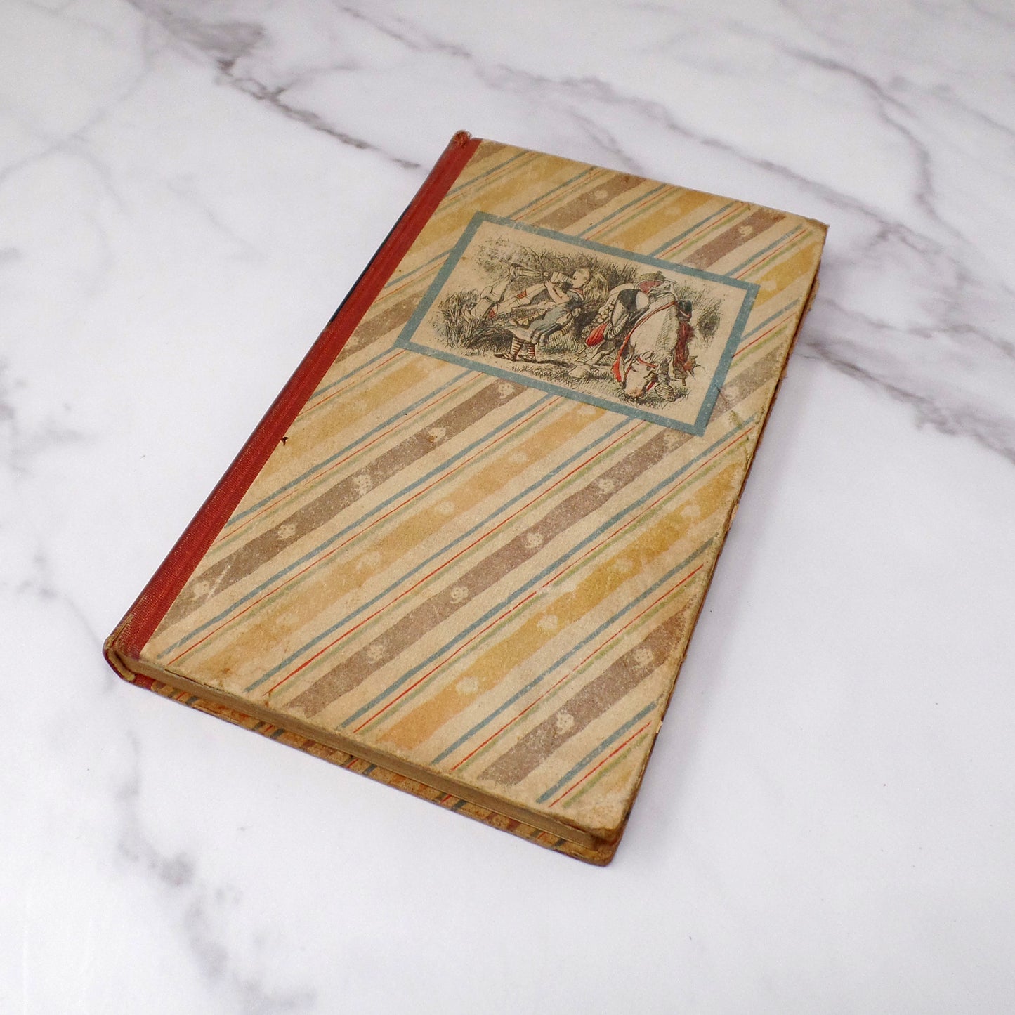 Vintage Book: Through the Looking-Glass by Lewis Carroll (1946)