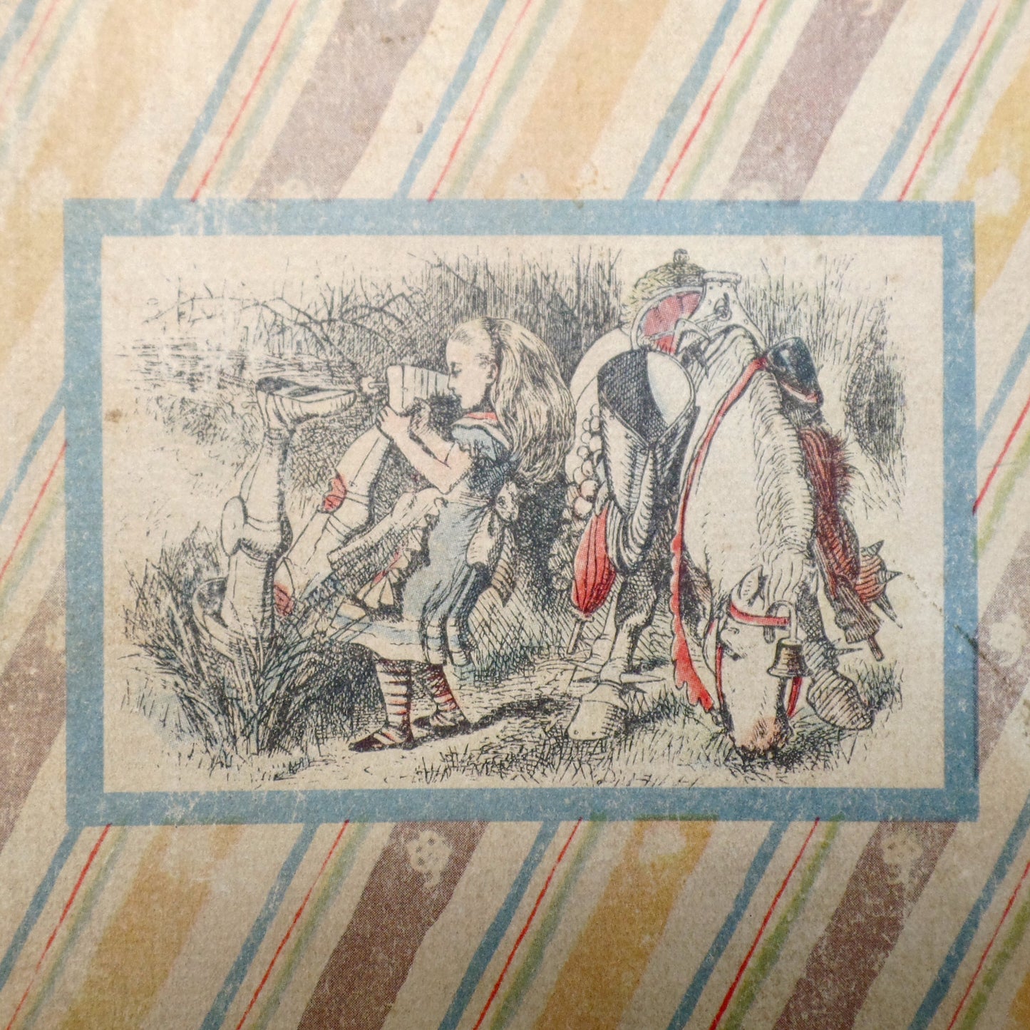 Vintage Book: Through the Looking-Glass by Lewis Carroll (1946)