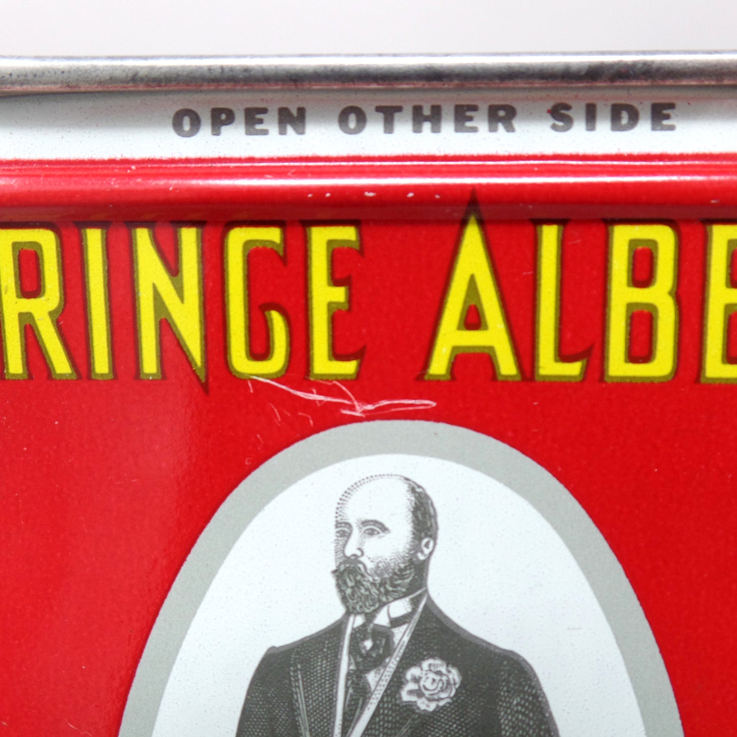 Vintage Prince Albert Tobacco Tin, Crimp Cut 1 5/8 oz. Pocket Size