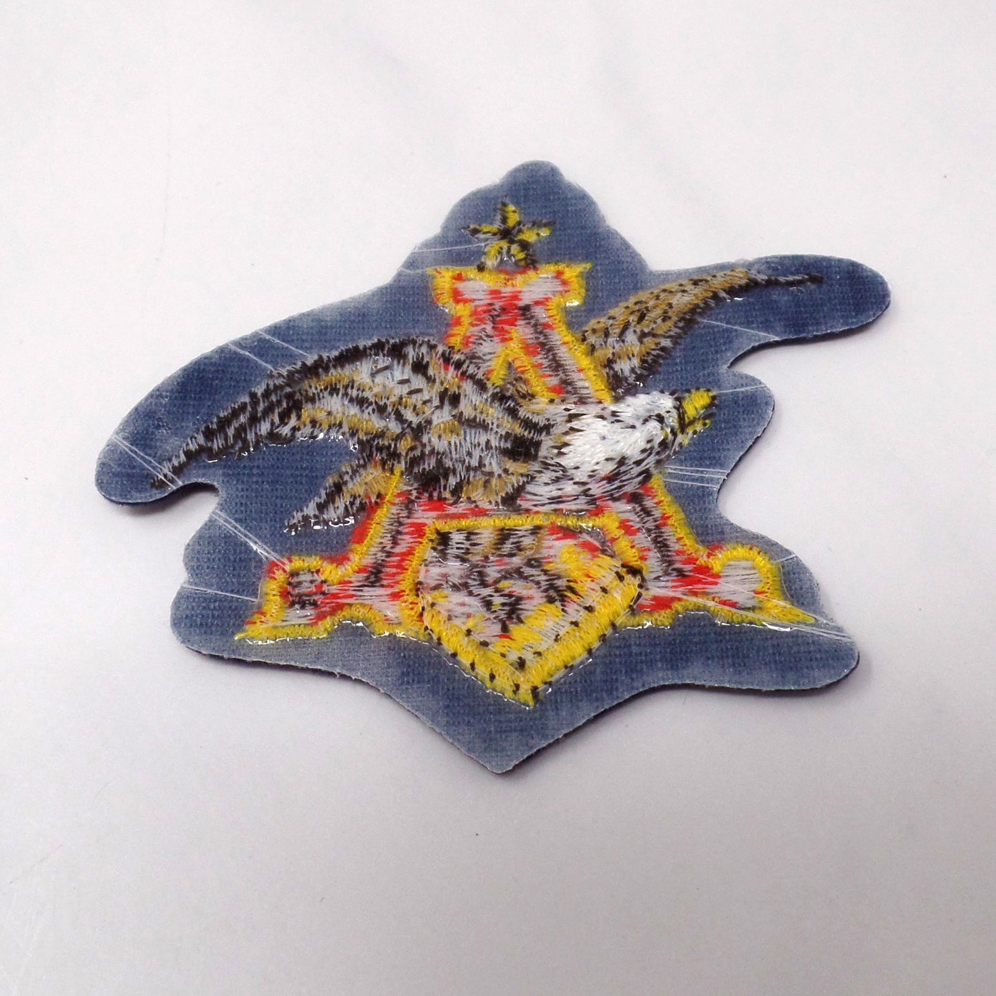 Vintage Anheuser-Busch Budweiser & Bud Light Embroidered Patches, set of 4