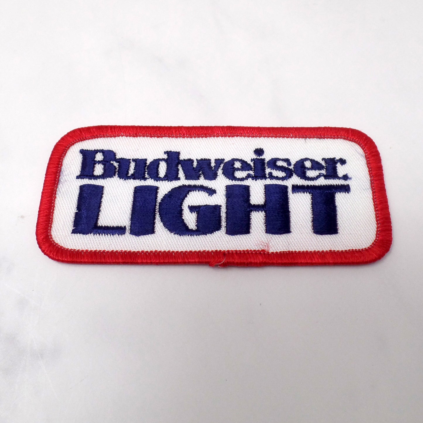 Vintage Anheuser-Busch Budweiser & Bud Light Embroidered Patches, set of 4