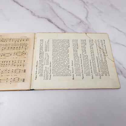 Antique Book: Merry Melodies for the School Room and Social Circle by S.C. Hanson (1895)