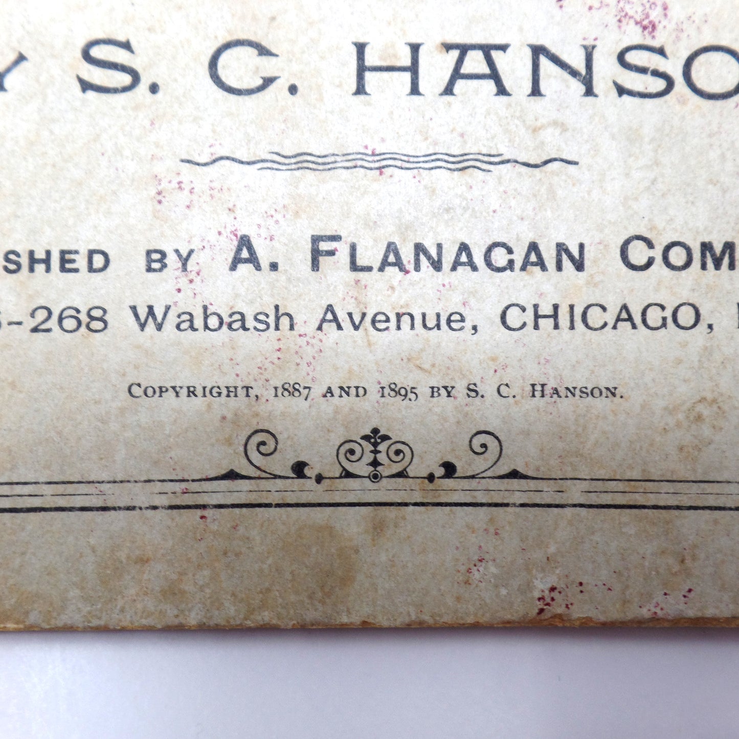 Antique Book: Merry Melodies for the School Room and Social Circle by S.C. Hanson (1895)