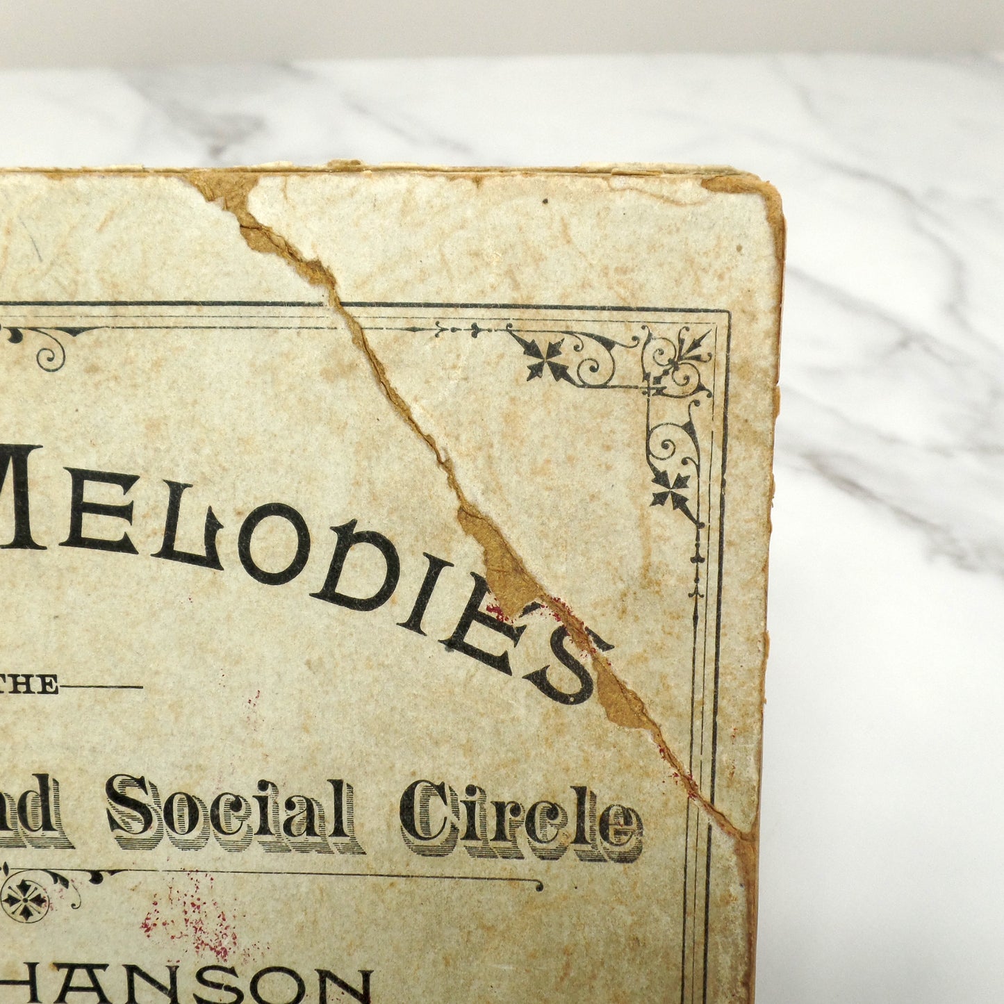 Antique Book: Merry Melodies for the School Room and Social Circle by S.C. Hanson (1895)