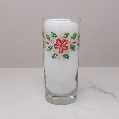 Vintage Libbey Christmas Highball Glasses, 16 oz - set of 4 (1980s)