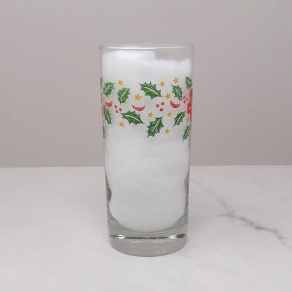 Vintage Libbey Christmas Highball Glasses, 16 oz - set of 4 (1980s)