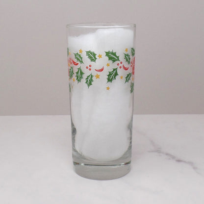 Vintage Libbey Christmas Highball Glasses, 16 oz - set of 4 (1980s)