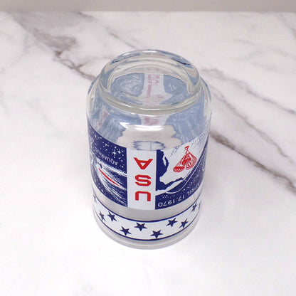 Vintage Libbey Apollo 13 NASA Moon Mission Lowball / Juice Glass, set of 2 (1970)