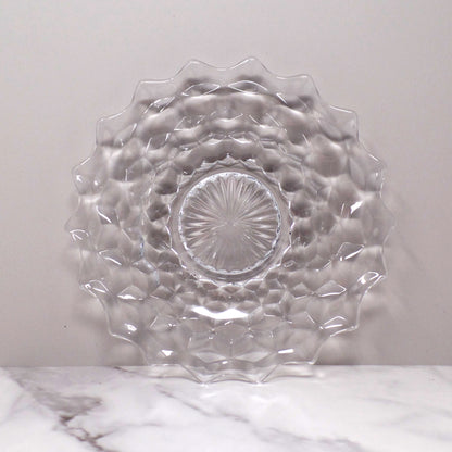 Vintage Fostoria American Clear (2056) 8” Salad Plate (P-08) (1928-34)