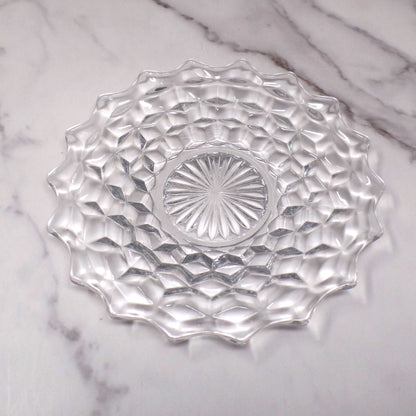 Vintage Fostoria American Clear (2056) 8” Salad Plate (P-08) (1928-34)