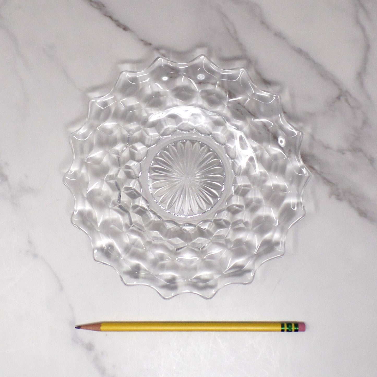 Vintage Fostoria American Clear (2056) 8” Salad Plate (P-08) (1928-34)